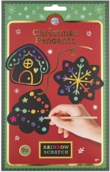 MOXY Sada škrabacích vianočných obrázkov – 9 ks