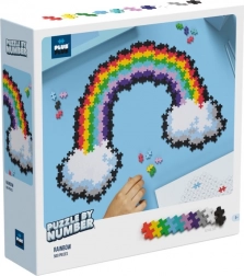 Plus-Plus Skladaj podľa čísel - Dúha 500 ks