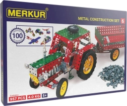 Merkur M6 veľká kovová stavebnica 957 dielikov