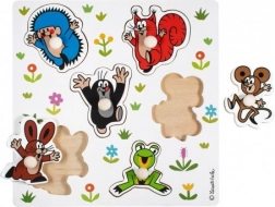 Drevené vkladacie puzzle KRTKO – malé
