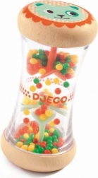 Drevené korálkové hrkálky s vrtuľkami DJECO