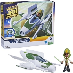 Star Wars vozidlo Jedi Pilot s figúrkou a svetelným mečom