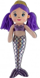 Plyšová morská panna fialová 30 cm