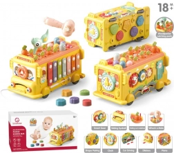 Vzdelávací autobus s cimbalmi a kladivkom