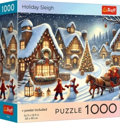 Puzzle Sviatočné sane 1000 dielikov TREFL