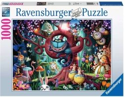 Puzzle 2D 1000 dielikov – ALENKA V KRAJINE ZÁZRAKOV: Takmer všetci sú šialení