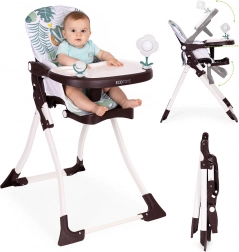 Skladacia jedálenská stolička s hračkami ECOTOYS