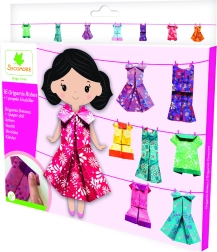 Pockets origami oblečenie pre papierovú bábiku