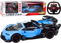 RC športové auto 1:12 otváracie dvere modré