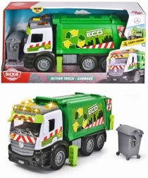 Smetiarske auto Mercedes so svetlom a zvukom, 26 cm