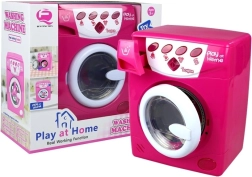 Práčka na batérie Zvuk Ružová