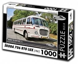 Puzzle Retro-auta Škoda 706 RTO LUX – autobus 1961, 1000 dielikov