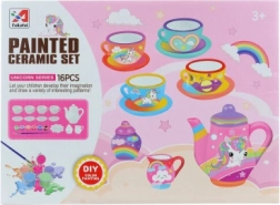 Maľovací čajový set s jednorožcami