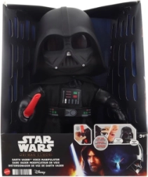 Star Wars plyšák Darth Vader so svietiacim mečom a meničom hlasu 27 cm