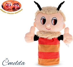 Plyšový maňások Čmelda z večerníčka Príbehy včelích medvedíkov 24 cm - 1 kus