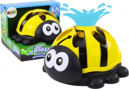 Záhradný postrekovač Lienka Vodná fontána žltá