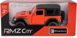 Kovový model auta JEEP Wrangler Rubicon 2021 Hard Top 1:35 červený