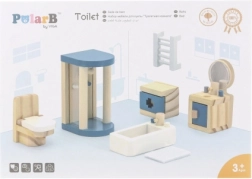 Viga PolarB drevený set nábytku do domčeka – kúpeľňa