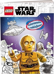 Lego Star Wars omaľovánky so samolepkami
