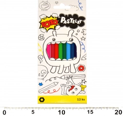 Šesťhranné pastelky 12 ks