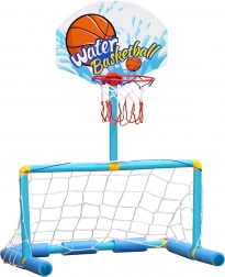 Woopie vodný športový set 2 v 1 – kôš s bránkou, loptičky a pumpička