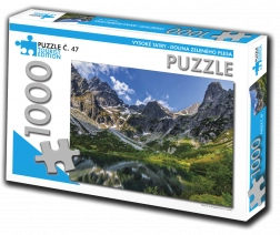 Puzzle Turistická edícia Vysoké Tatry, Dolina Zeleného plesa 1000 dielikov