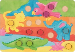 Vkladacia hra s kockou Farby GOKI