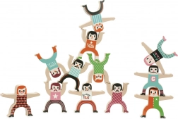 Vilac drevené balančné postavičky akrobati