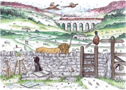 Ravensburger puzzle Život v Yorkshiri 1000 dielikov