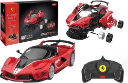 Stavebnica RASTAR 1:18 FERRARI FXX-K EVO červené, 88 dielov – RC model