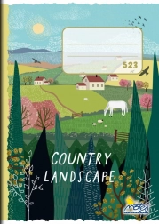 Školský zošit A5 linajkový 12 mm Príroda 20 listov