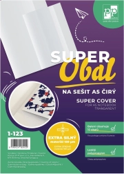 Číry obal na zošit A5