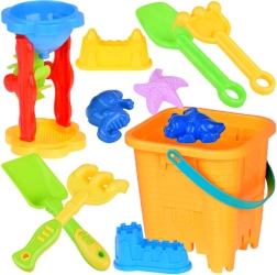 Pieskový set s vedrom, formičkami a nástrojmi