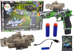 Elektrická vodná guľôčková pištoľ Arrows 2v1 Green