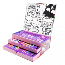 Hello Kitty kreatívny box s výtvarnými potrebami