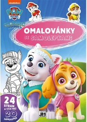 Omaľovánky A4 s nálepkami PAW PATROL