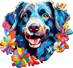 EscapeWelt drevené puzzle pes 300 dielikov