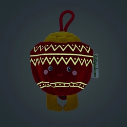 Vianočná plyšová dekorácia – ružová elfka Bibbi