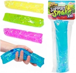 Vodný had XXL trblietavý antistresový 25 cm