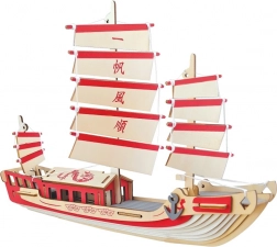 Woodcraft drevené 3D puzzle – japonská plachetnica