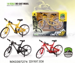 Model cestného bicykla 1:8 s pružným riadením a gumovými kolesami