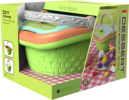 Herná sada piknikový košík s dezertmi