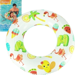 nafukovací plavecký kruh BESTWAY s motívom plameniakov 61 cm