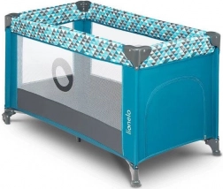 Cestovná postieľka Lionelo Stefi – Tyrkysová
