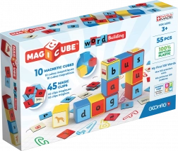 Geomag Magicube Words vzdelávacia magnetická stavebnica 55 dielov