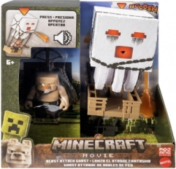 Minecraft Útočiaci Ghast s projektilmi – interaktívna figúrka