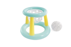 Nafukovací basketbalový kôš do bazéna s loptou