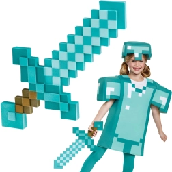 Minecraft diamantový meč 51 cm – detské karnevalové a cosplay doplnky