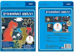 Vyškrabávacie obrázky CONCORDE dinosaury