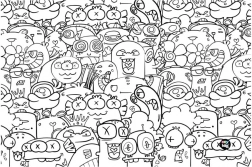 Podložka na stôl Monsters